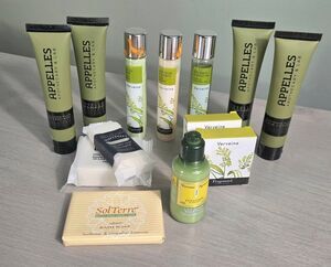 13 Piece Hotel Minis Lot Mix of Brands Beekman Appeles L'Occitane Fragonard